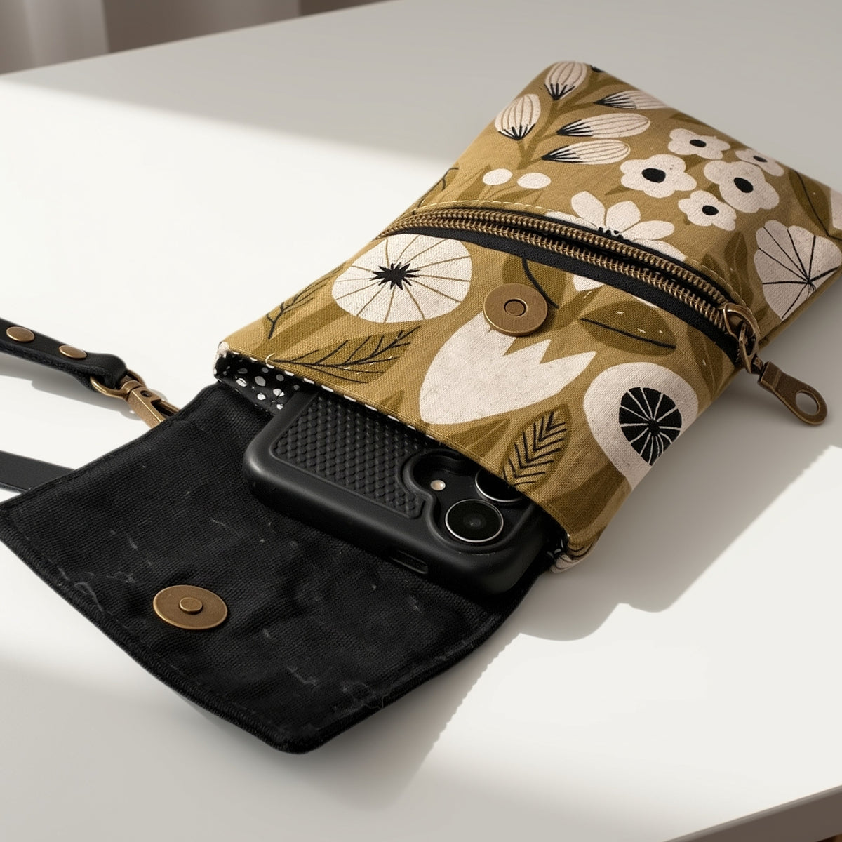 Whimsy Floral Olive Green